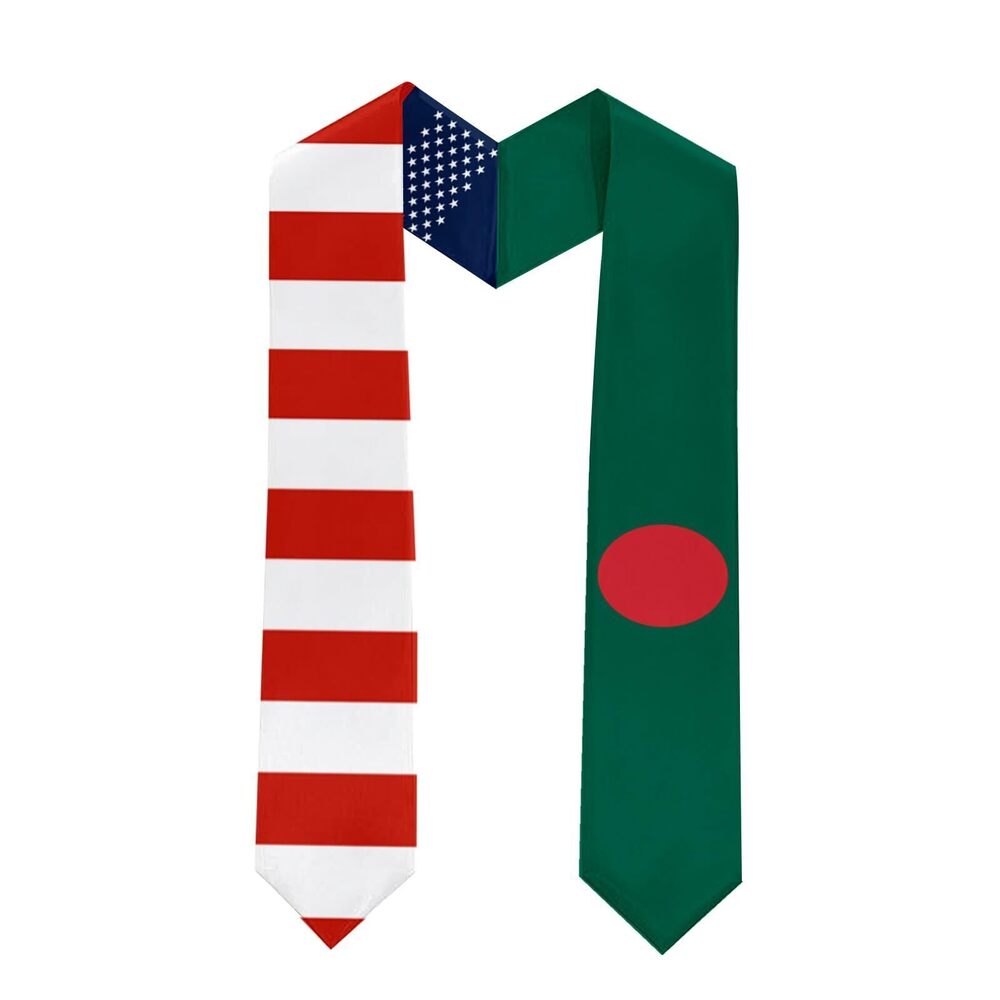 7702 Bangladesh Graduation Stole Graduation Sash Scarf Graduation Gift